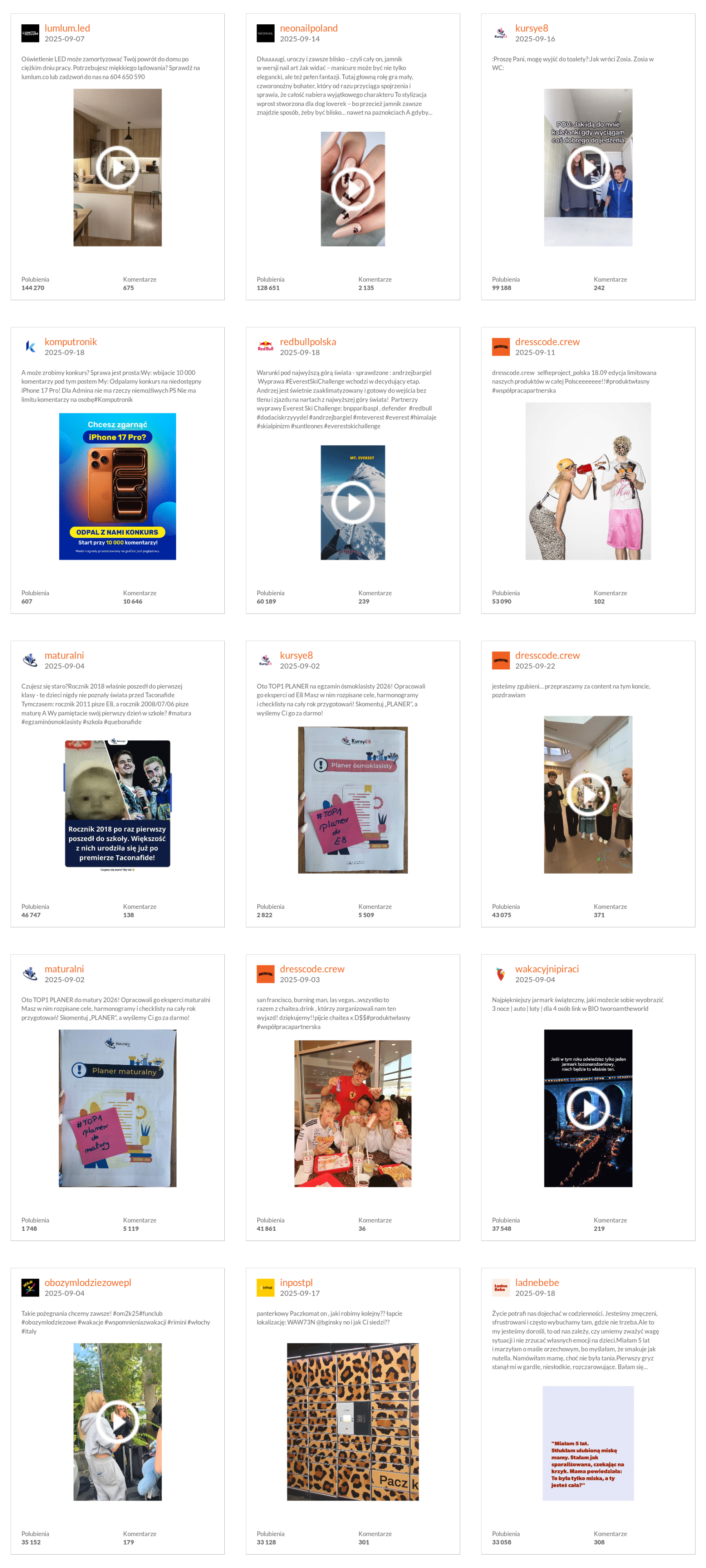 Najlepsze posty