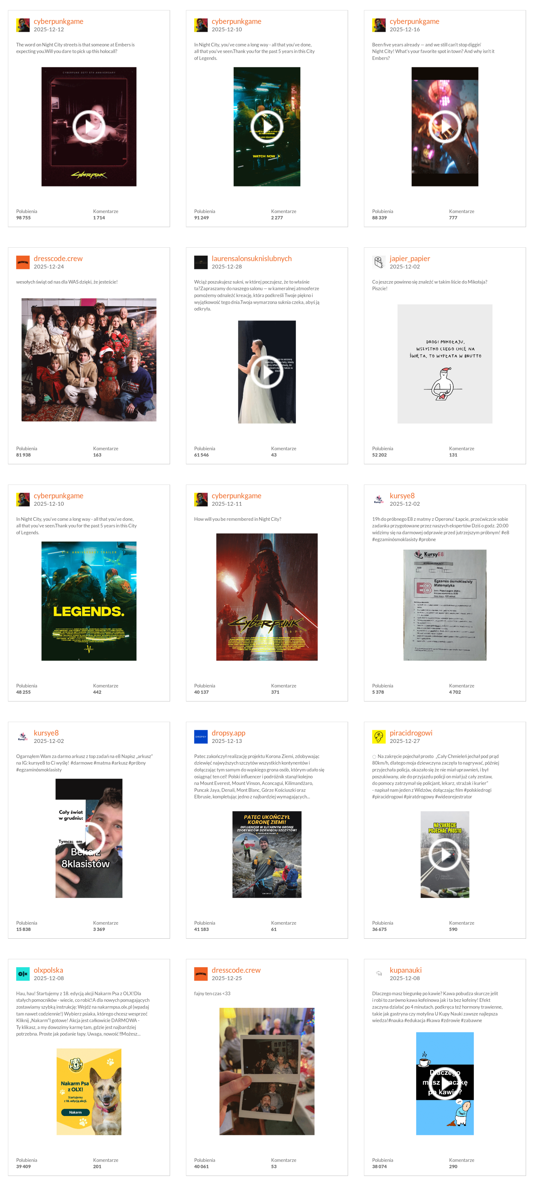 Najlepsze posty